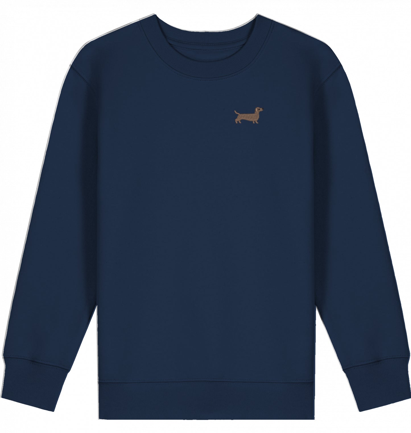 Kinder Sweatshirt mit Dackel-Stick