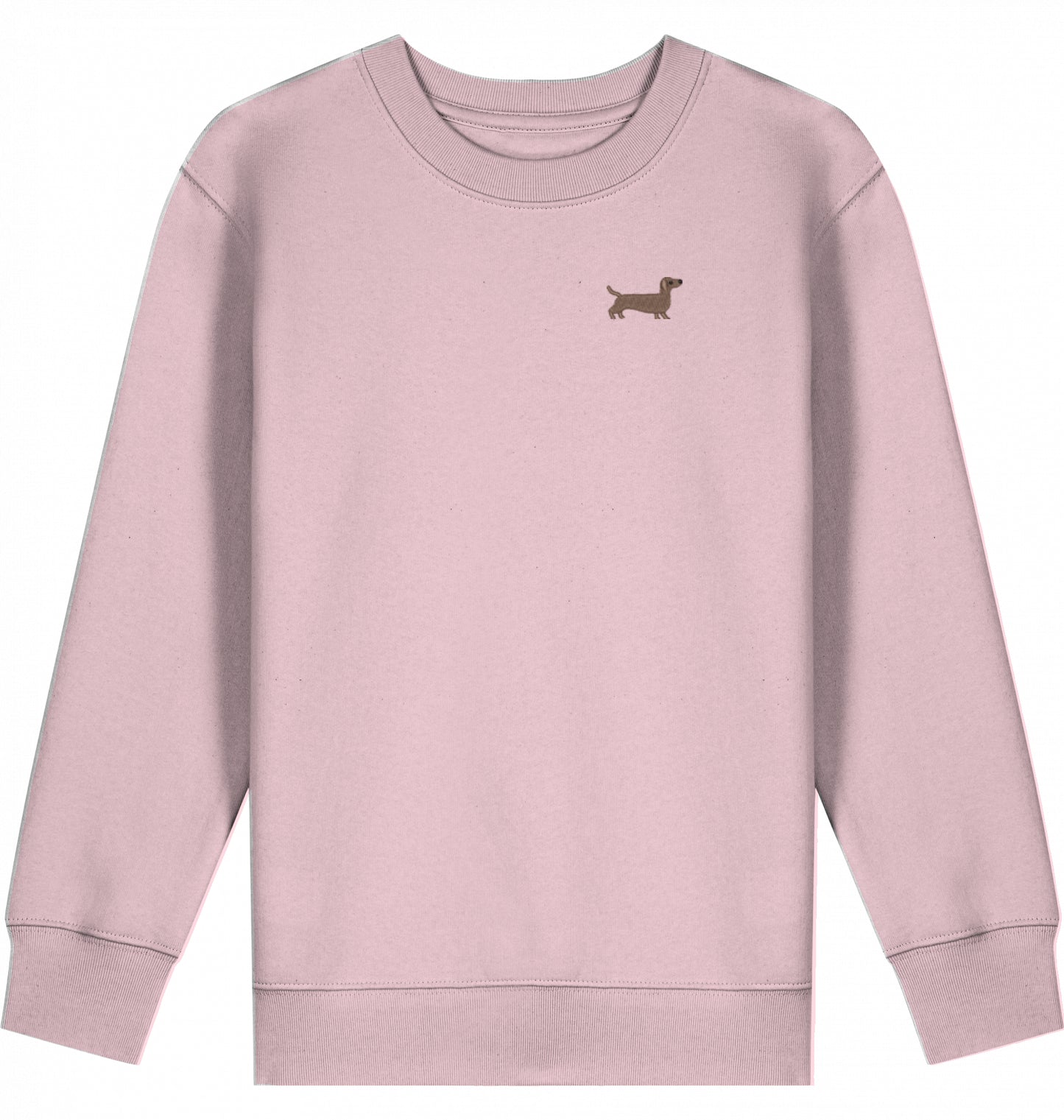 Kinder Sweatshirt mit Dackel-Stick