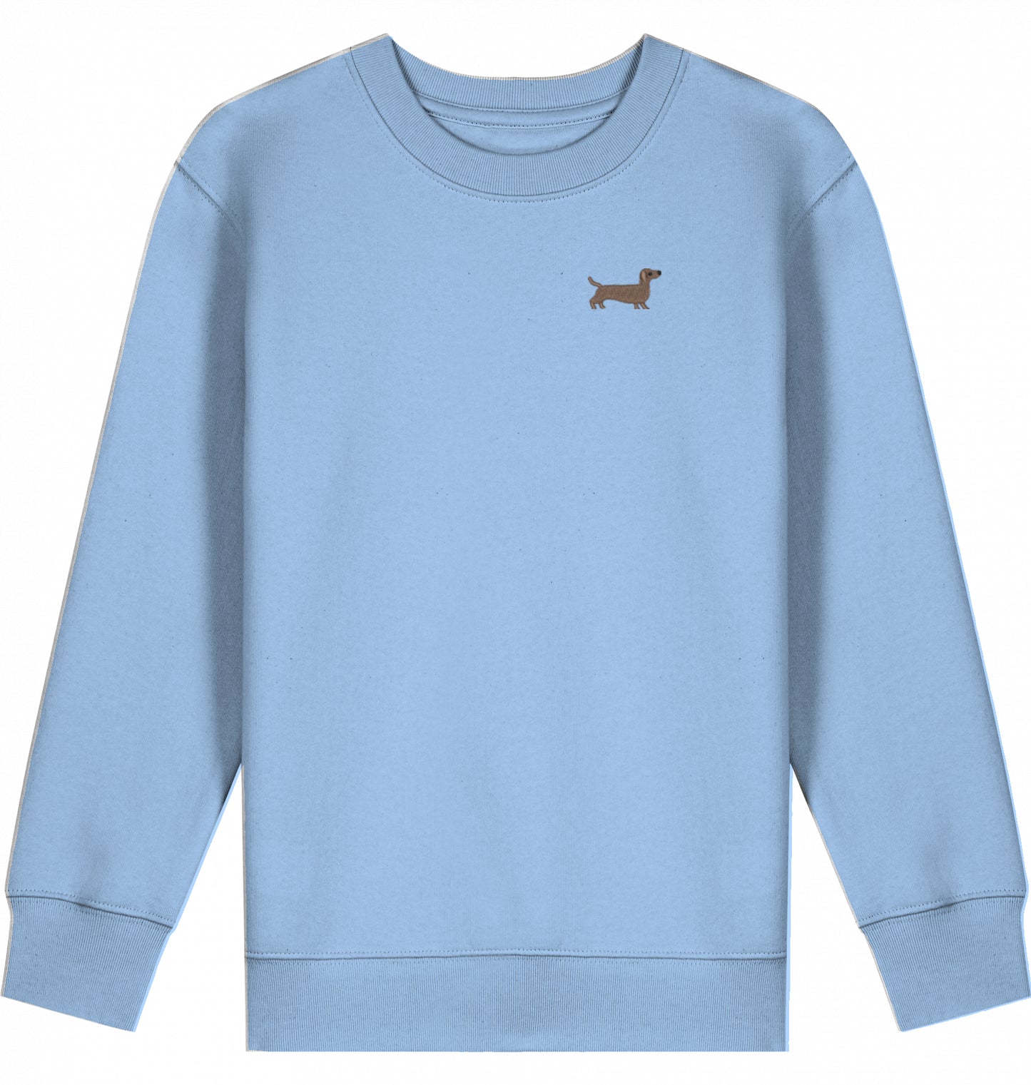 Kinder Sweatshirt mit Dackel-Stick