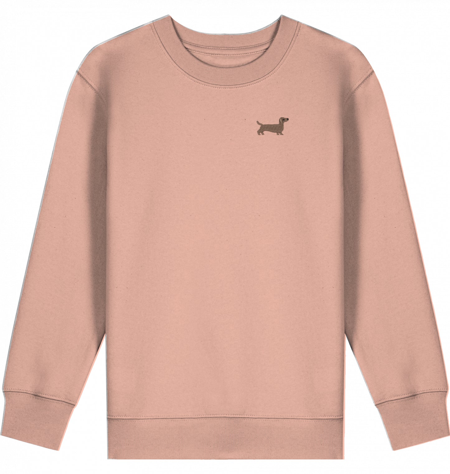 Kinder Sweatshirt mit Dackel-Stick