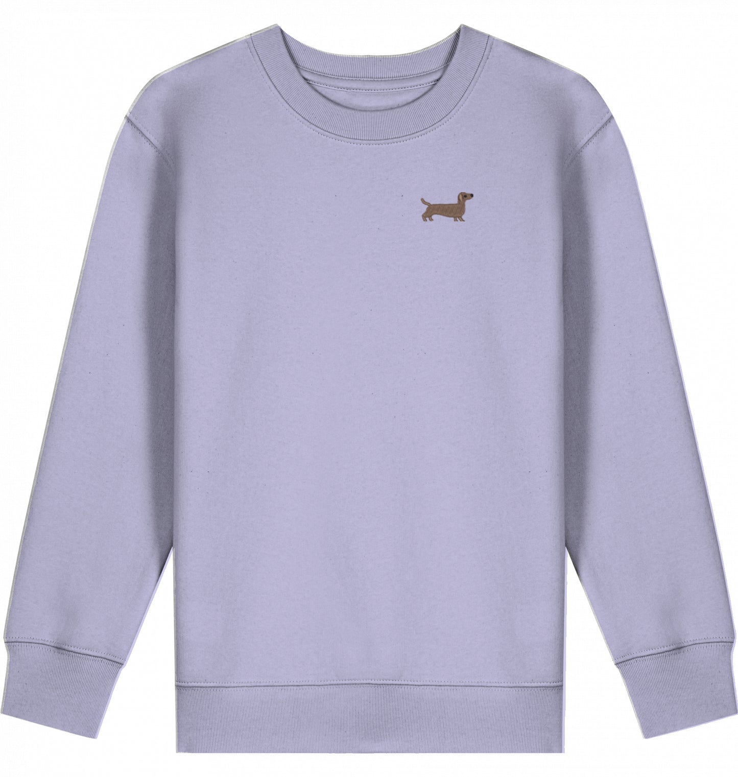 Kinder Sweatshirt mit Dackel-Stick