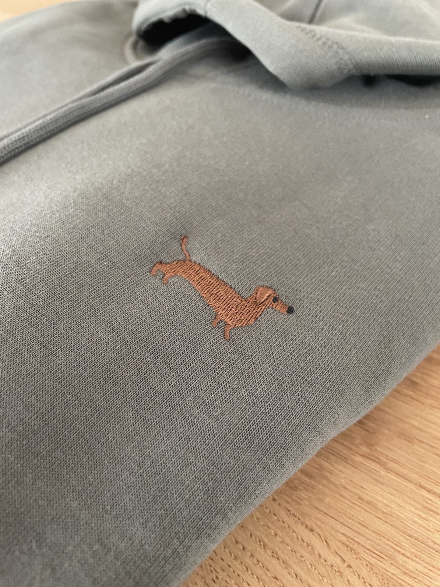 Hoodie mit Dackel - Stick - tierly - Shirt