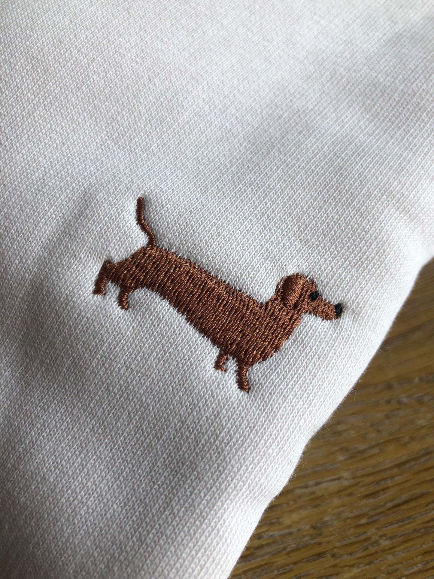 Hoodie mit Dackel - Stick - tierly - Shirt
