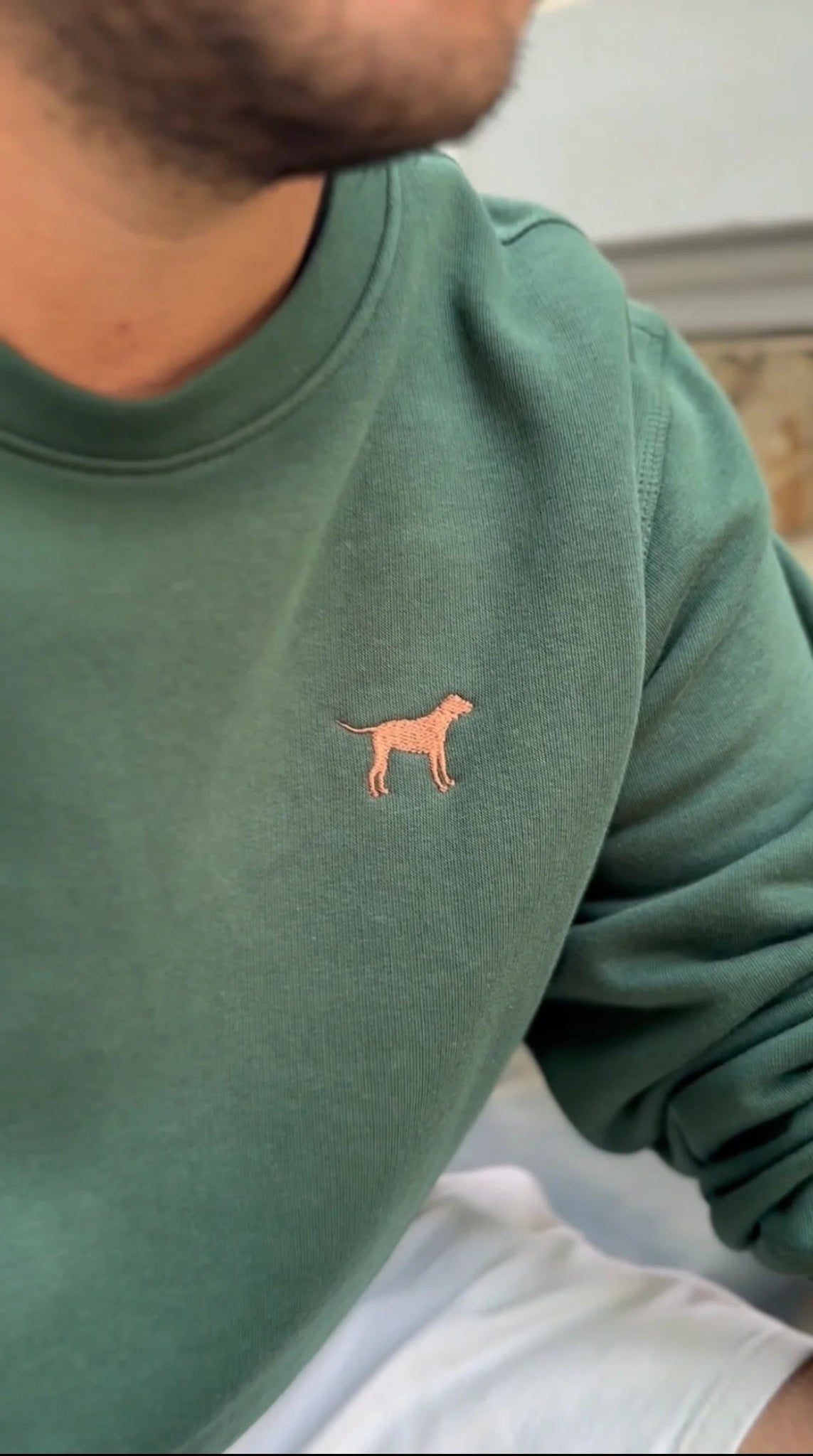 Sweatshirt mit Vizsla - Stick - tierly - Shirt