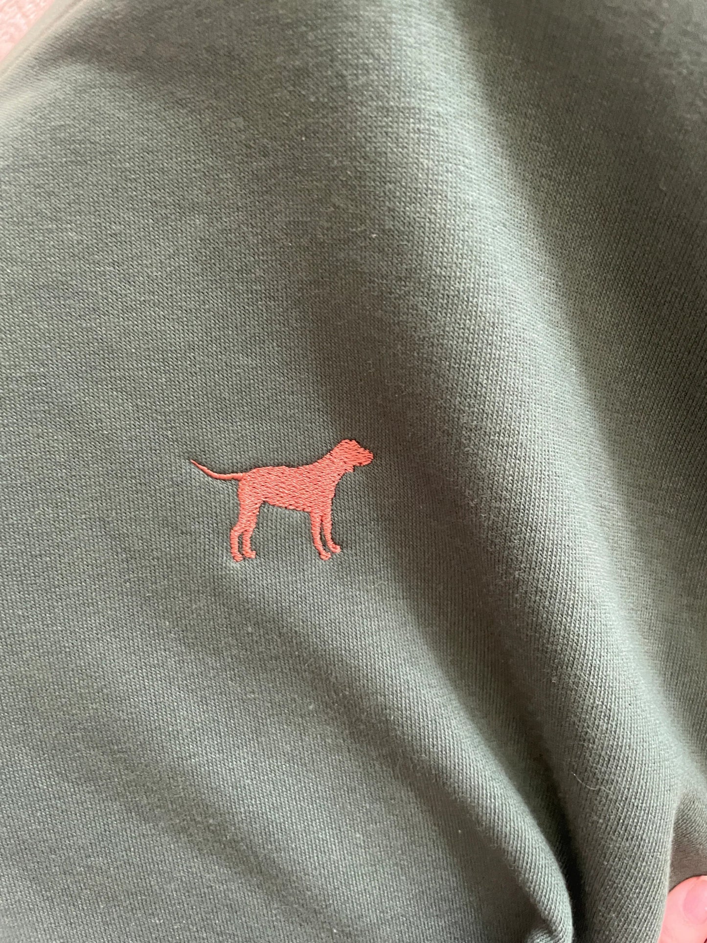 Sweatshirt mit Vizsla - Stick - tierly - Shirt