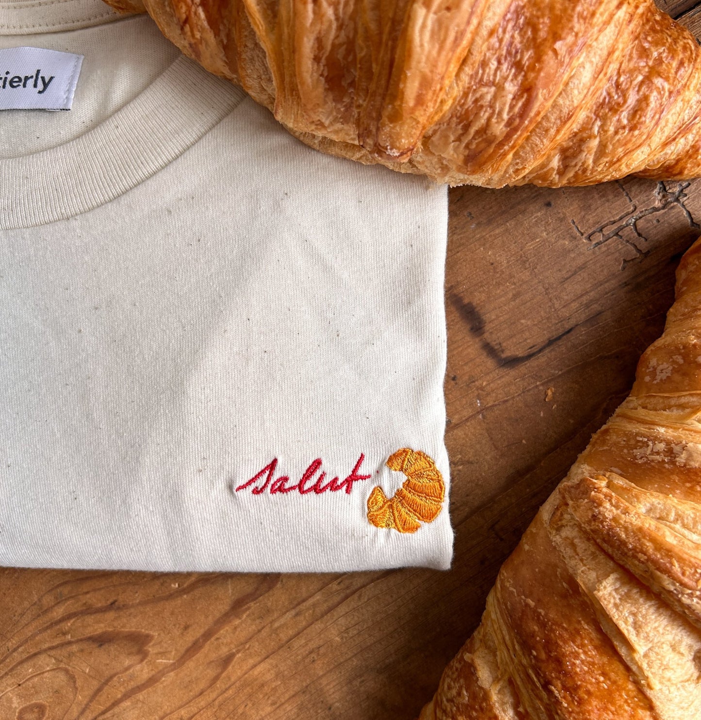 T - Shirt mit salut - Stick - tierly - Shirt