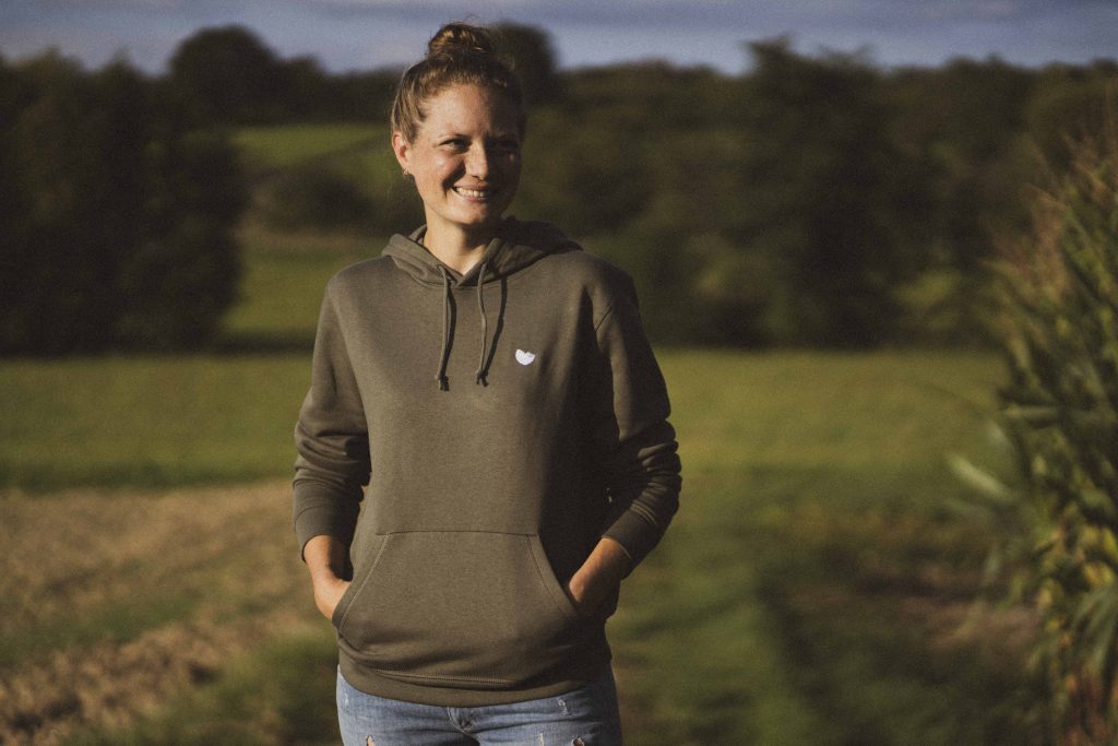Hoodie mit Herz-Stick
