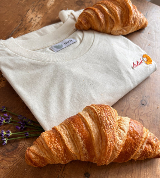 T - Shirt mit salut - Stick - tierly - Shirt